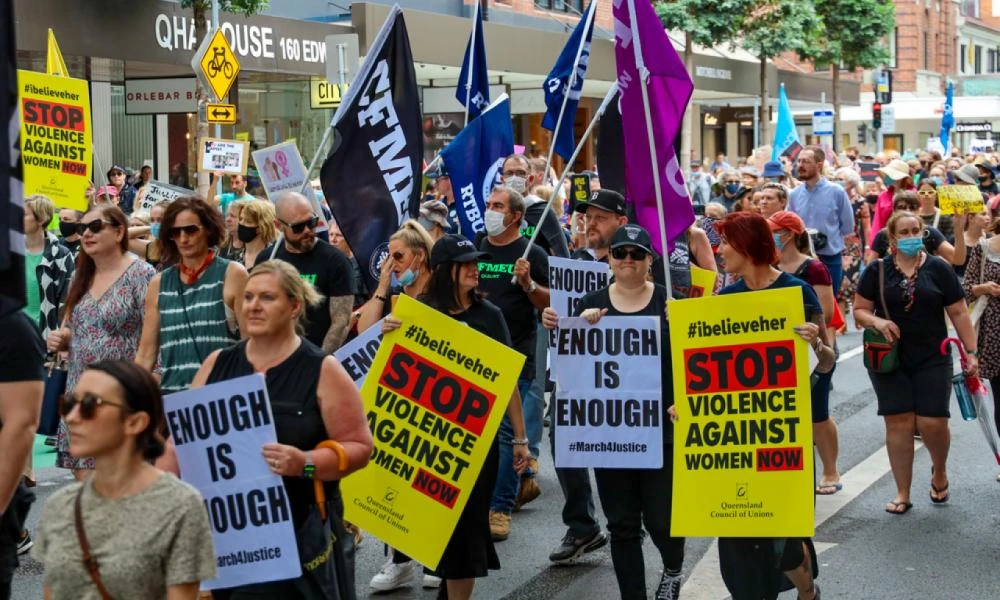 Αυστραλία: Ογκώδεις διαδηλώσεις κατά της έμφυλης βίας σε όλη τη χώρα